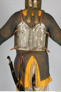  Photos Medieval Knight in mail armor 6 Historical Medieval soldier Turkish chest armor mail armor sword upper body 0005.jpg